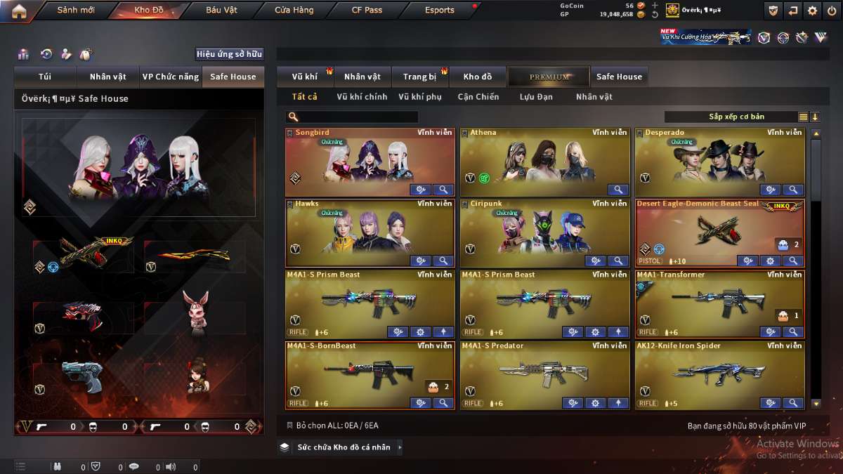 shop acc cf uy tin gia re